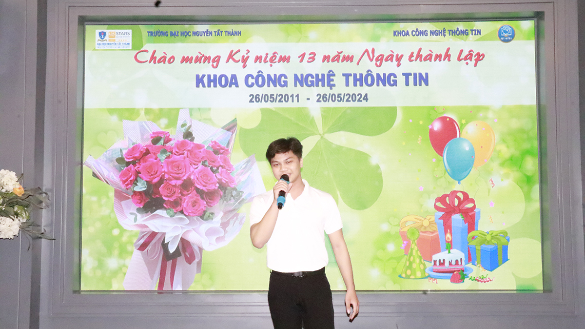 Sự kiện Chào mừng Kỷ niệm 13 năm Ngày Thành lập khoa CNTT, trường ĐH Nguyễn Tất Thành (26/05/2011 - 26/05/2024)